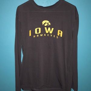 Iowa Hawkeyes dry fit workout t shirt